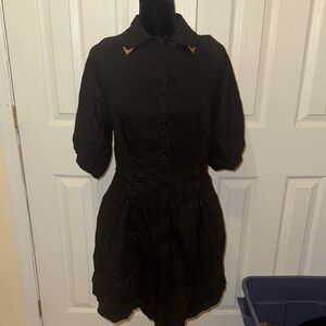 Chic Black Long Sleeve Dress